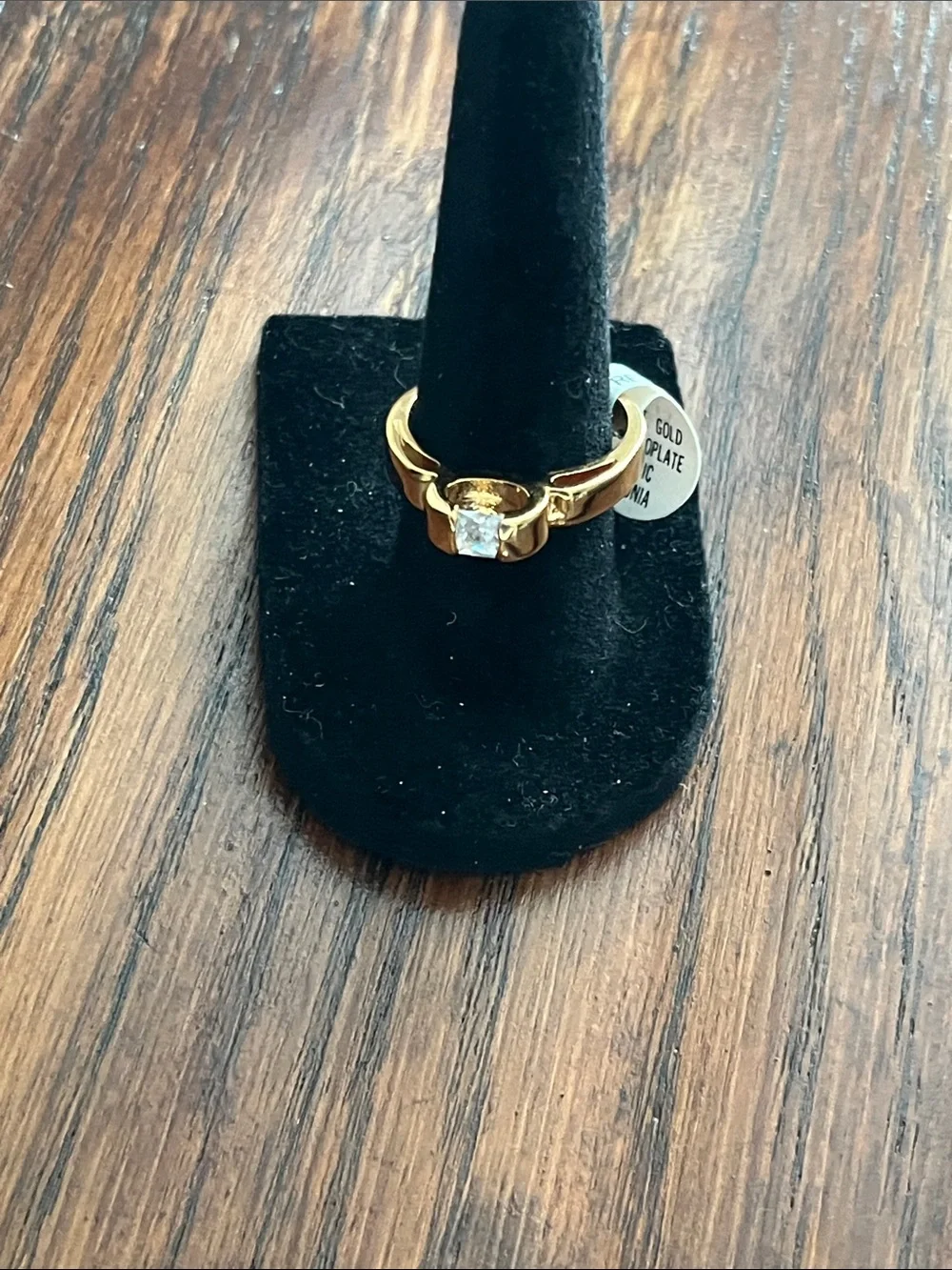 Lot of 3 Elegant 18KT Gold Electroplated Rings